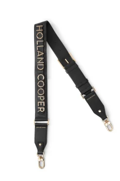 Holland Cooper Bags|Bags-Abbot Bag Strap Black Gold