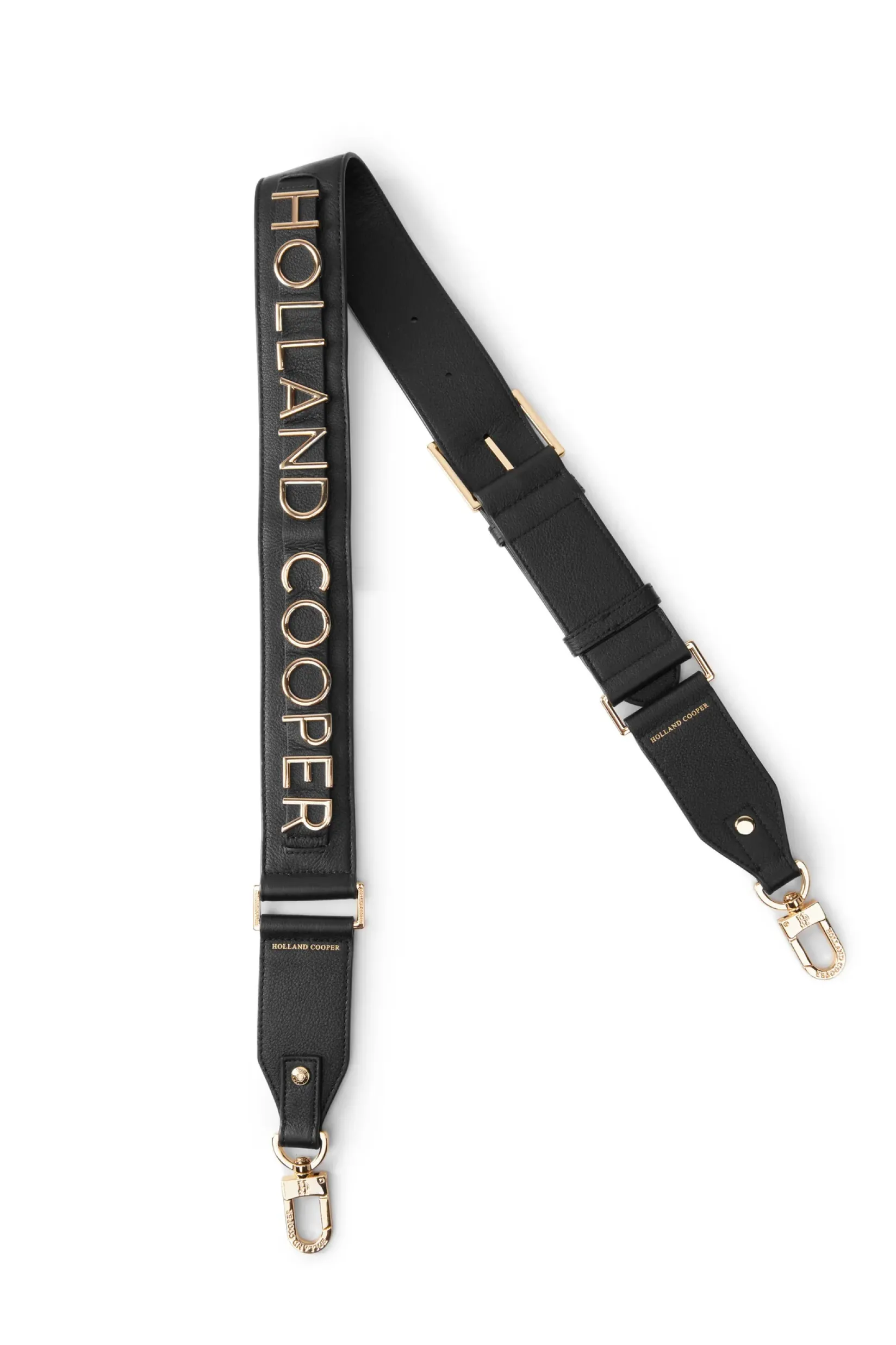 Holland Cooper Bags|Bags-Abbot Bag Strap Black Gold