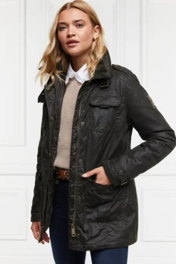 Holland Cooper Jackets|Country Collection-Alma Wax Artillery Jacket