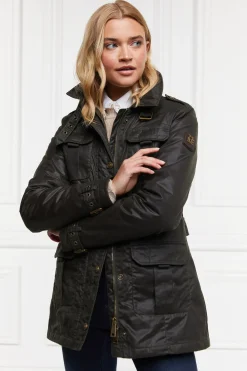 Holland Cooper Jackets|Country Collection-Alma Wax Artillery Jacket
