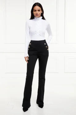 Holland Cooper Jeans|Wardrobe Staples-Amoria Flared Jean Black