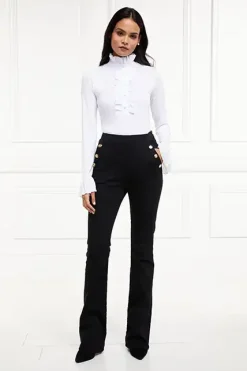 Holland Cooper Jeans|Wardrobe Staples-Amoria Flared Jean Black
