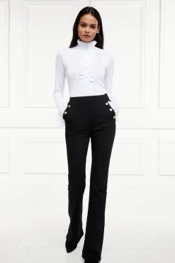 Holland Cooper Jeans|Wardrobe Staples-Amoria Flared Jean Black