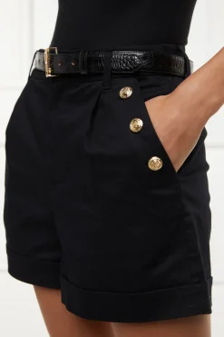 Holland Cooper Shorts|Back In Stock-Amoria Tailored Short Black
