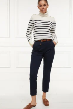 Holland Cooper Trousers-Arnesby Chino Ink Navy