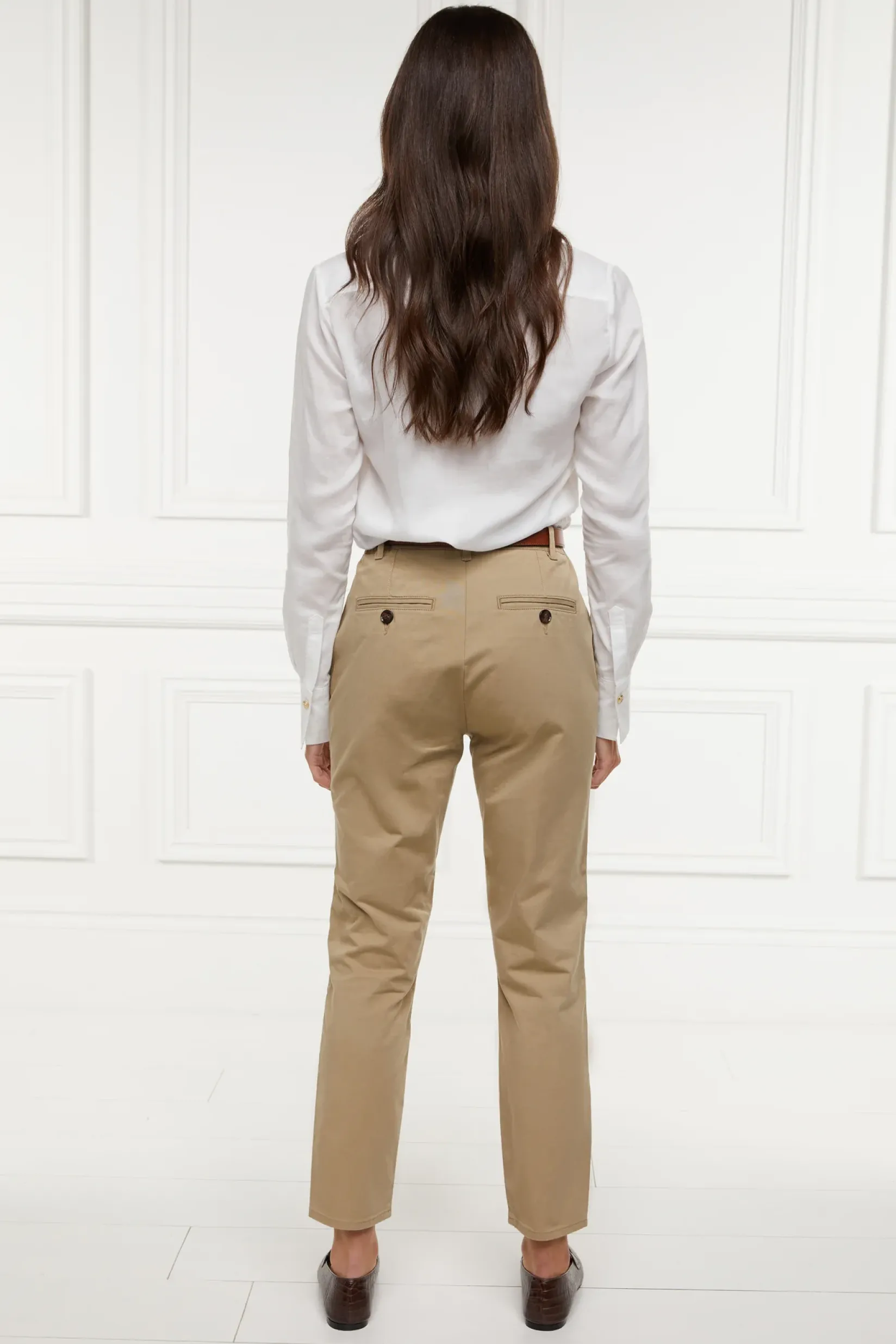 Holland Cooper Trousers-Arnesby Chino Stone