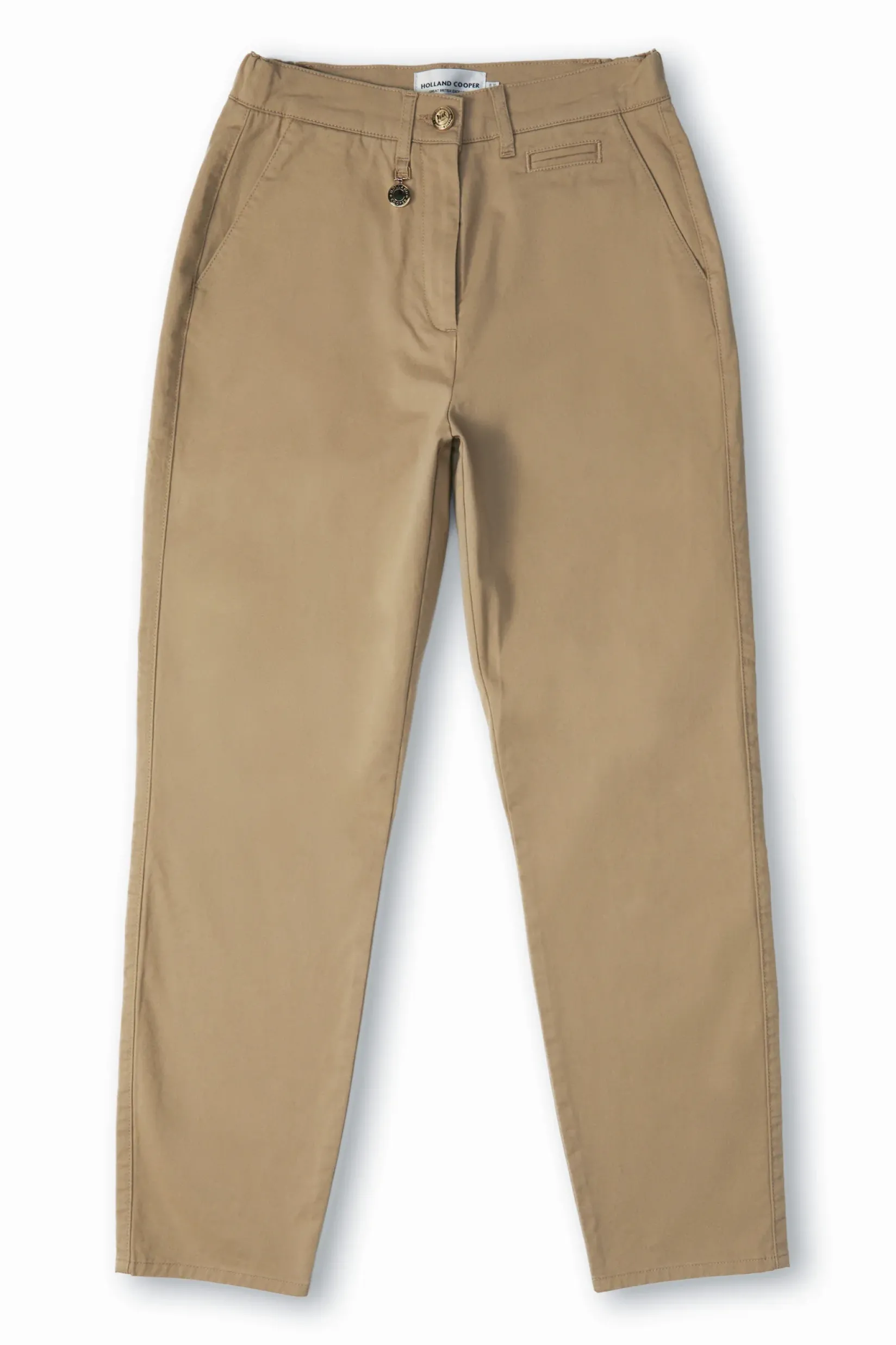Holland Cooper Trousers-Arnesby Chino Stone