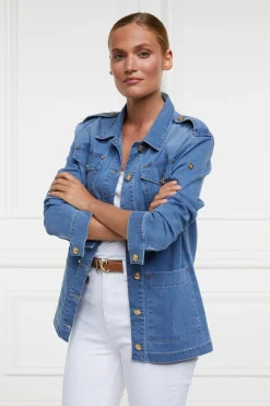 Holland Cooper Jackets|Seasonal Inspiration-Artillery Jacket Denim