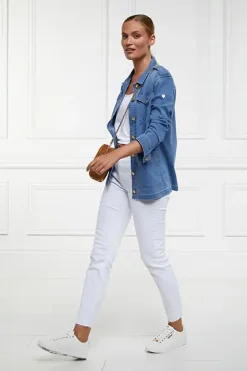 Holland Cooper Jackets|Seasonal Inspiration-Artillery Jacket Denim