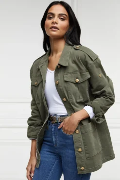 Holland Cooper Jackets-Artillery Jacket Hunter Green
