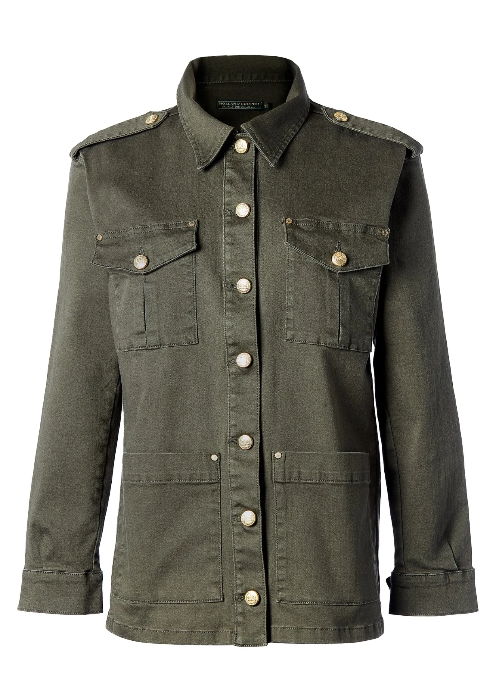 Holland Cooper Jackets-Artillery Jacket Hunter Green