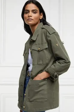 Holland Cooper Jackets-Artillery Jacket Hunter Green