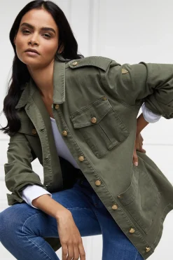 Holland Cooper Jackets-Artillery Jacket Hunter Green