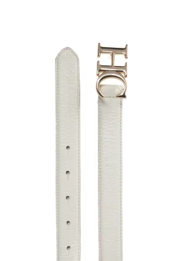 Holland Cooper The Perfect Gesture|Accessories-Atelier Slim Logo Belt Off White