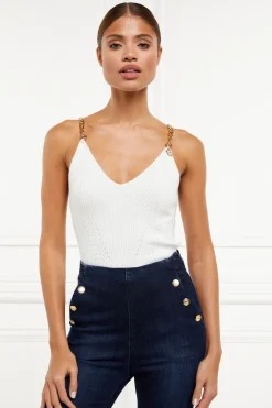 Holland Cooper Tops-Aurora Cami Top Natural
