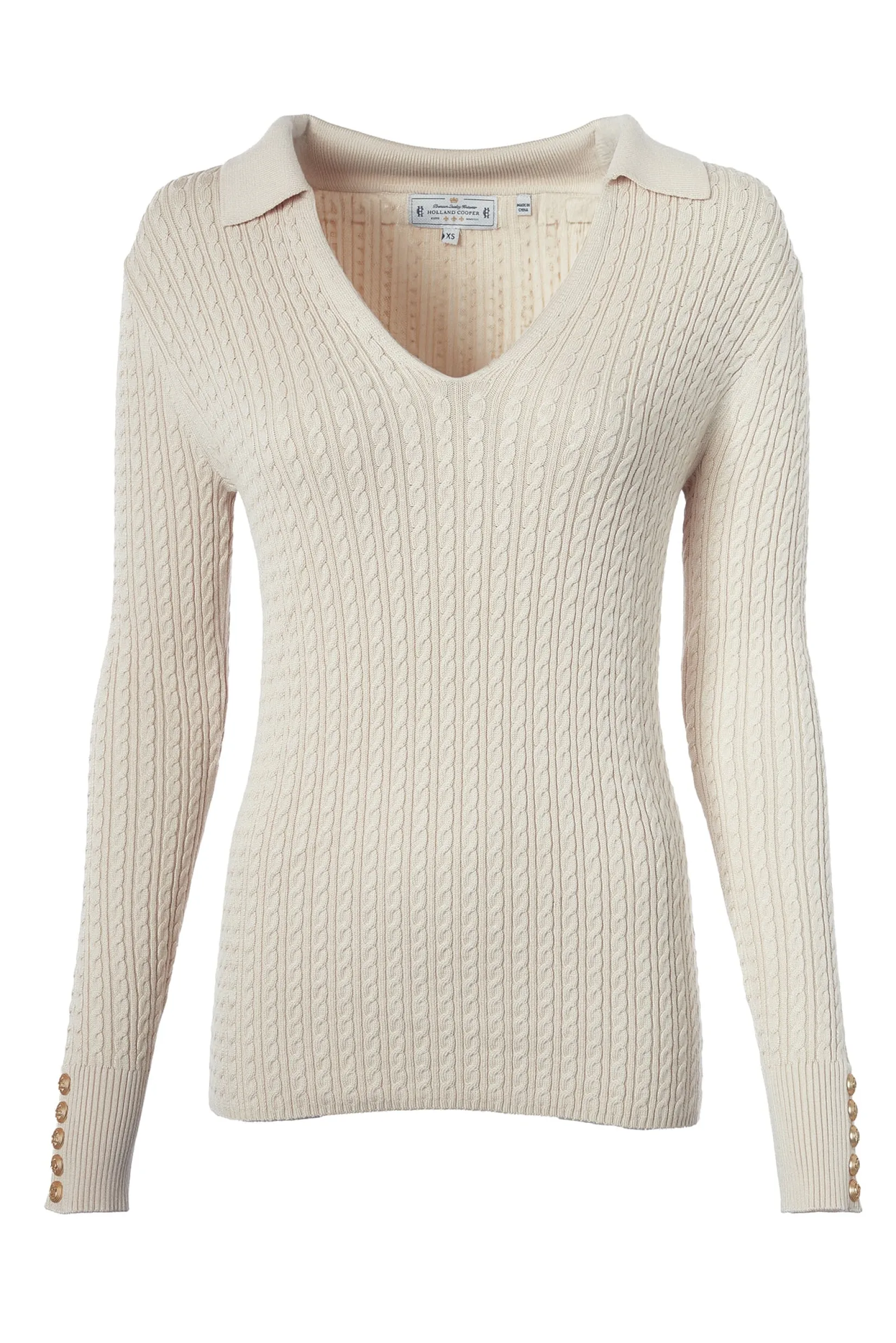 Holland Cooper Knitwear|Shop By Product-Ava Knit Almond