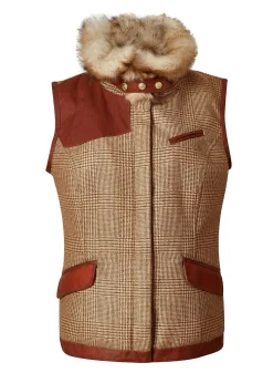 Holland Cooper Gilets|Country Collection-Aviator Gilet Tawny