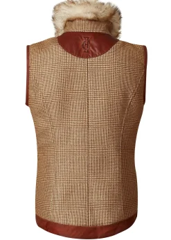 Holland Cooper Gilets|Country Collection-Aviator Gilet Tawny