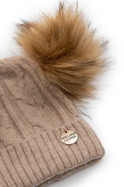 Holland Cooper Little Gifting|Bobble Hats-Baby Bobble Hat Camel