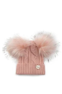 Holland Cooper Little Gifting|Bobble Hats-Baby Bobble Hat Soft Pink