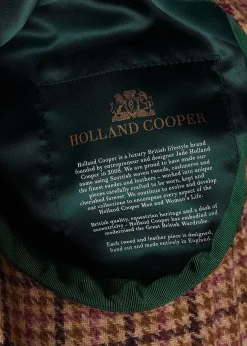Holland Cooper In Stock Tailoring-Baker Boy Cap Sudeley Pink
