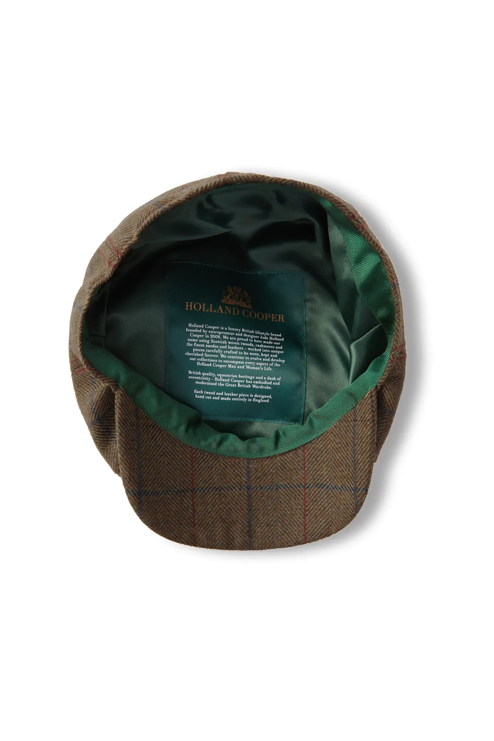 Holland Cooper Baker Boys|Baker Boys-Baker Boy Cap Glen Green