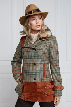 Holland Cooper Jackets|Country Collection-Balmoral Field Jacket Bredon Tweed
