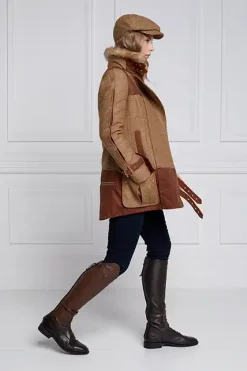 Holland Cooper Jackets-Balmoral Field Jacket Tawny