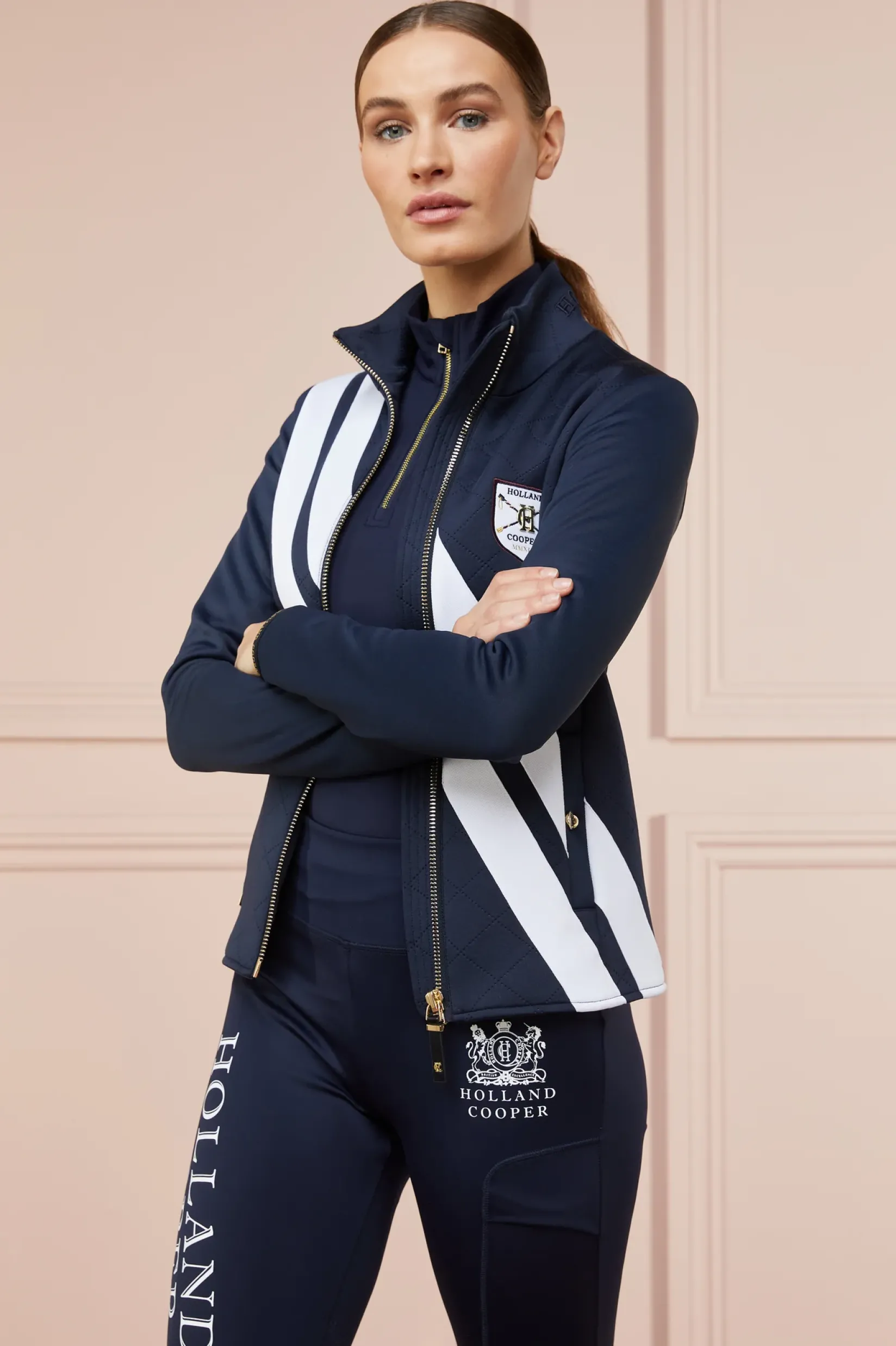 Holland Cooper Shop By Product|At The Stables-Base Layer Ink Navy