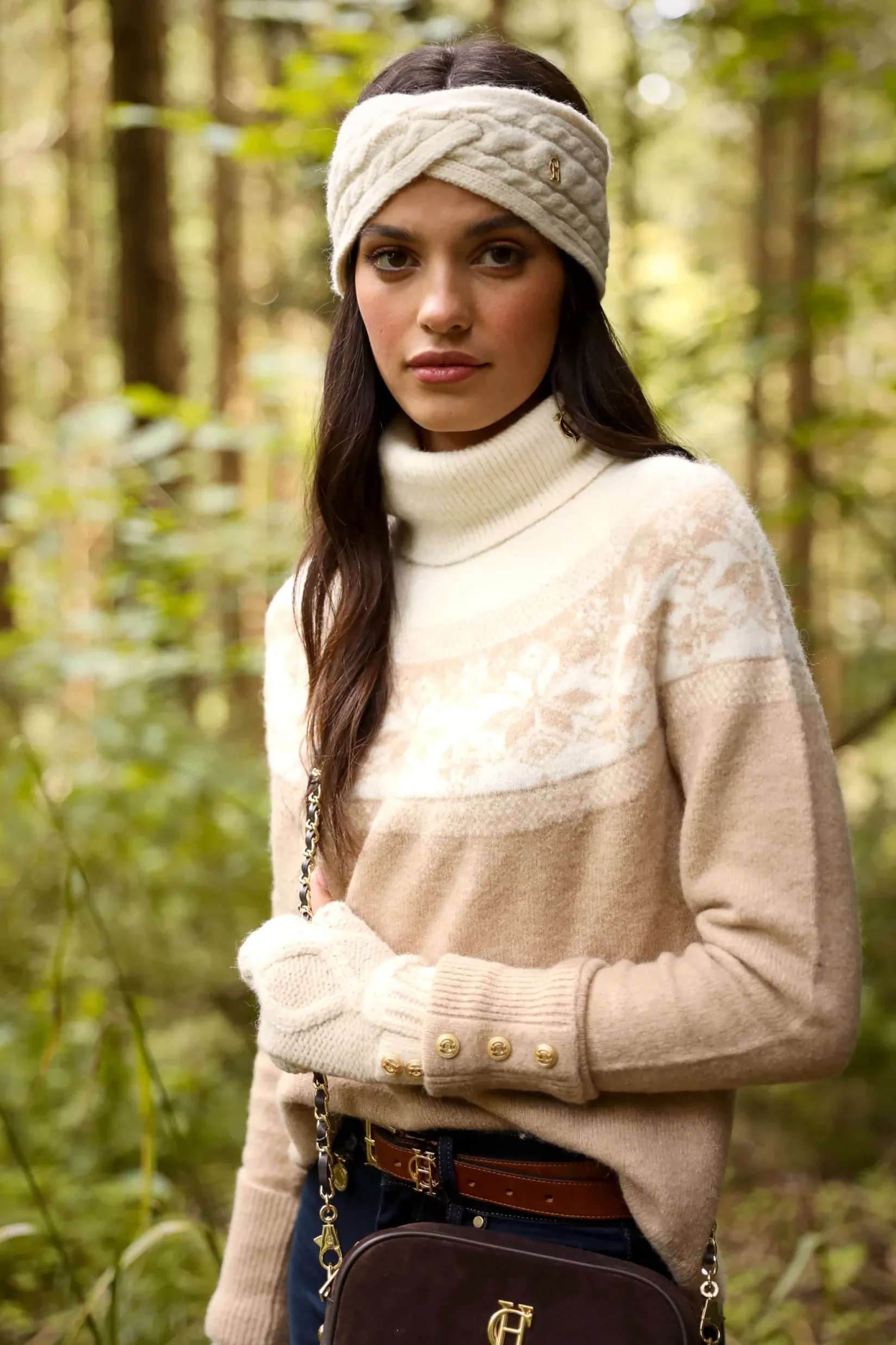 Holland Cooper Gifts For Her|Knitwear-Beatrice Knit Camel