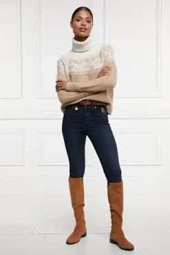 Holland Cooper Gifts For Her|Knitwear-Beatrice Knit Camel
