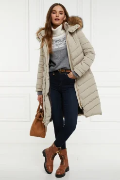 Holland Cooper Gifts For Her|Knitwear-Beatrice Knit Dark Grey Marl