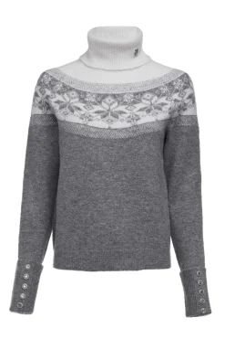 Holland Cooper Gifts For Her|Knitwear-Beatrice Knit Dark Grey Marl