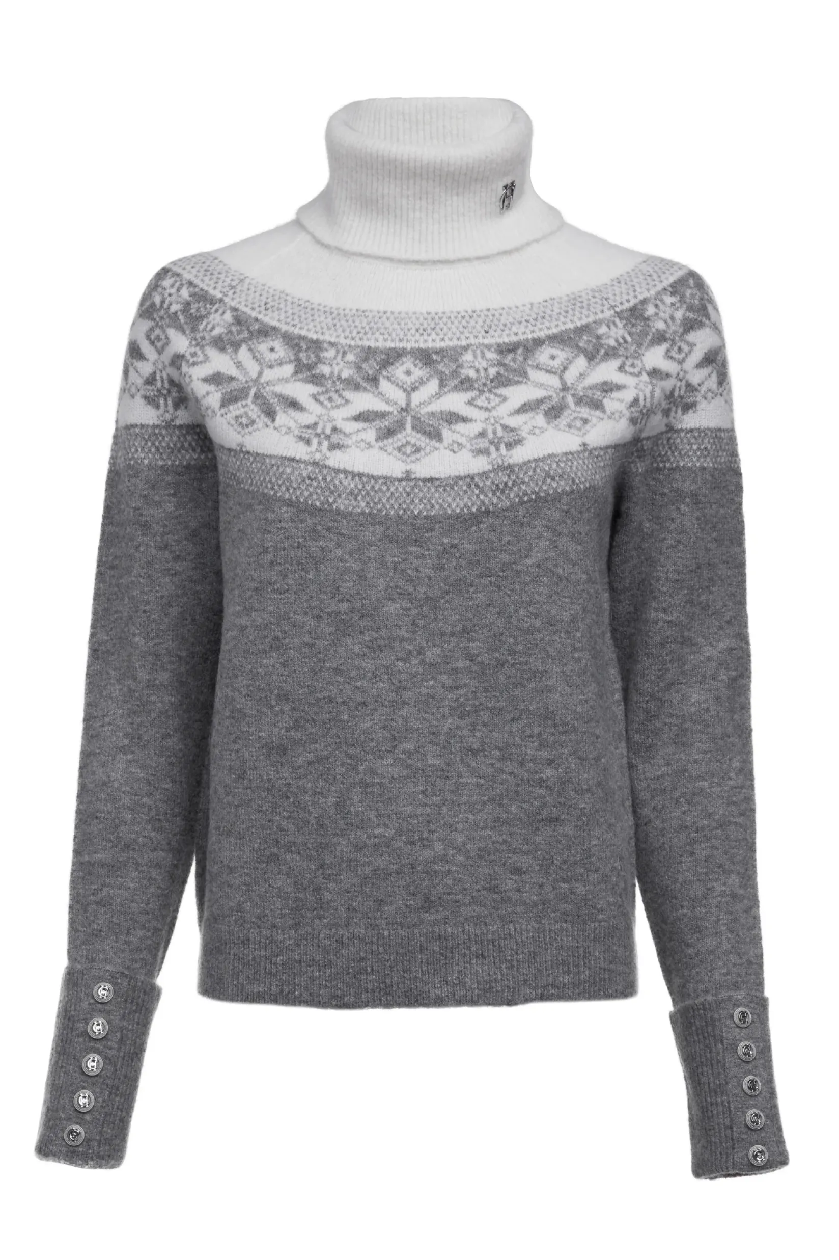 Holland Cooper Gifts For Her|Knitwear-Beatrice Knit Dark Grey Marl
