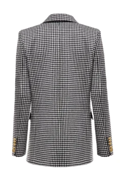 Holland Cooper Gifts For Her|Blazers-Belgravia Blazer Black & White Puppy Tooth