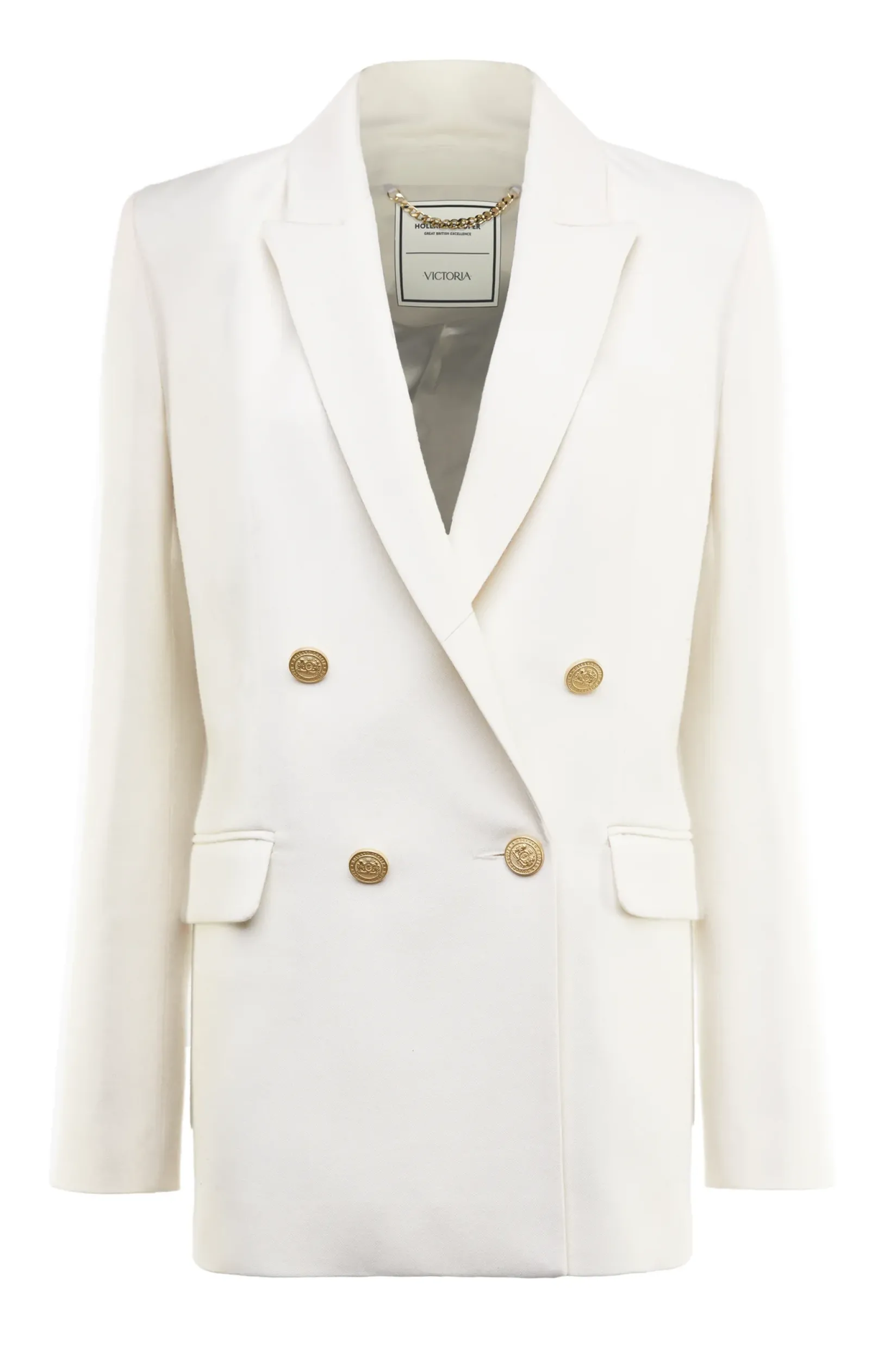 Holland Cooper Blazers|Jackets-Belgravia Blazer Ivory