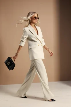 Holland Cooper Blazers|Jackets-Belgravia Blazer Ivory