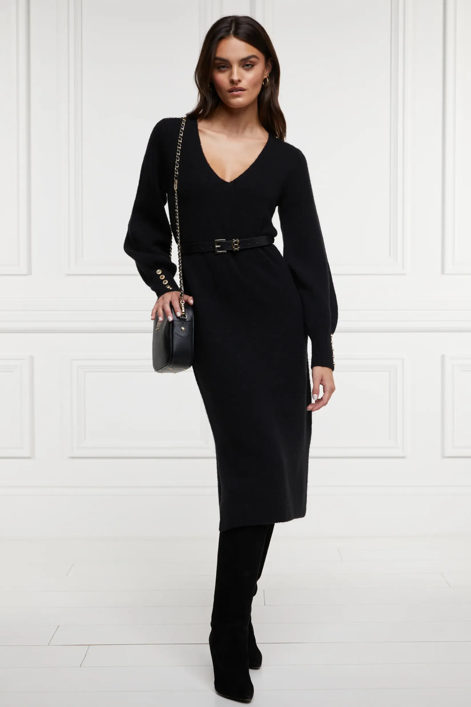 Holland Cooper Gifts For Her|Dresses-Berkeley V-Neck Dress