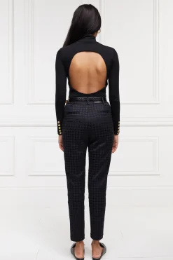 Holland Cooper Trousers|Workwear Wardrobe-Bexley Tailored Trouser Houndstooth Jacquard