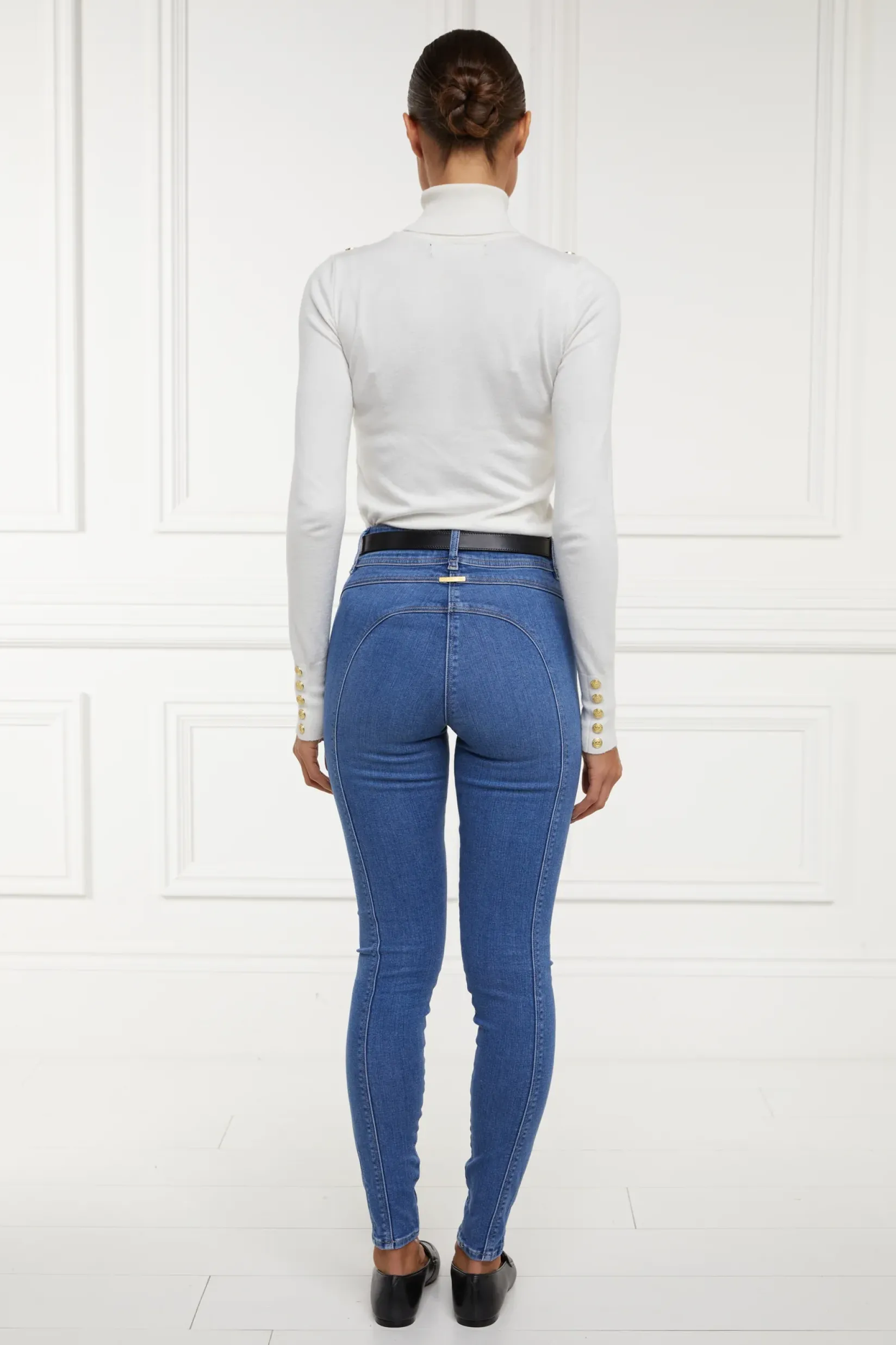 Holland Cooper Jeans|Wardrobe Staples-Biker Jean Denim