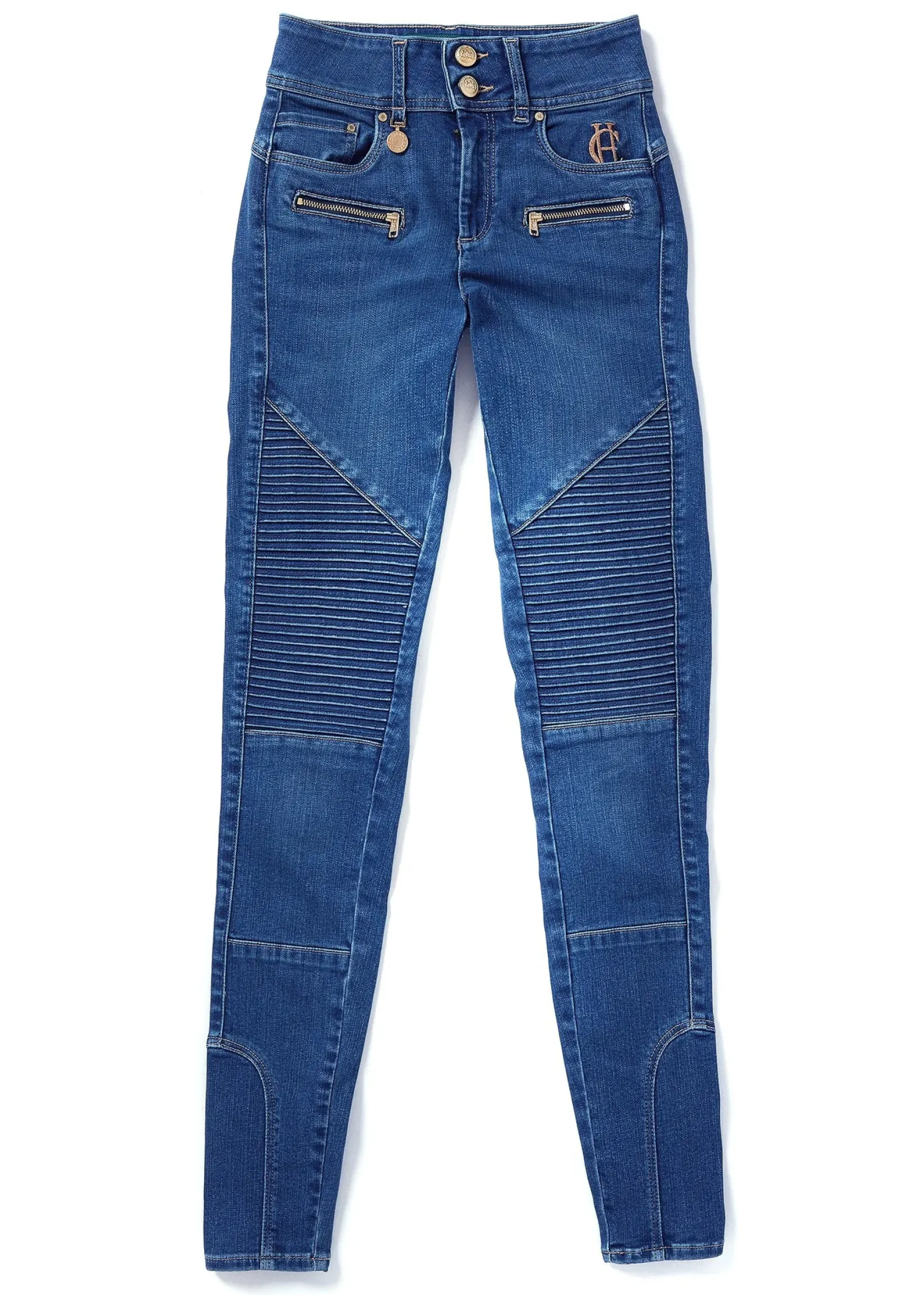Holland Cooper Jeans|Wardrobe Staples-Biker Jean Denim