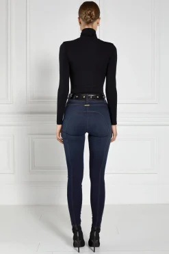 Holland Cooper Jeans-Biker Jean Deep Indigo
