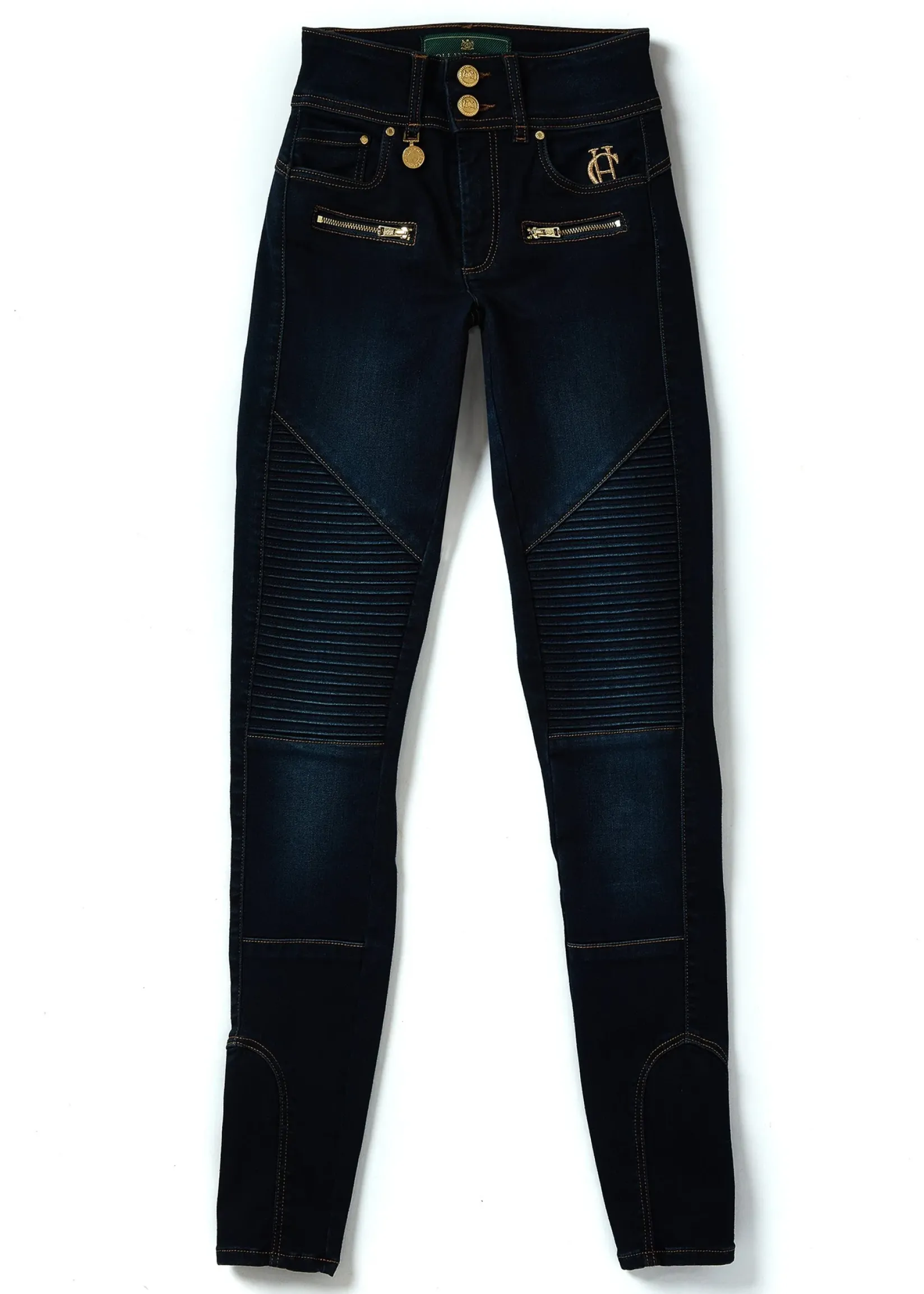 Holland Cooper Jeans-Biker Jean Deep Indigo