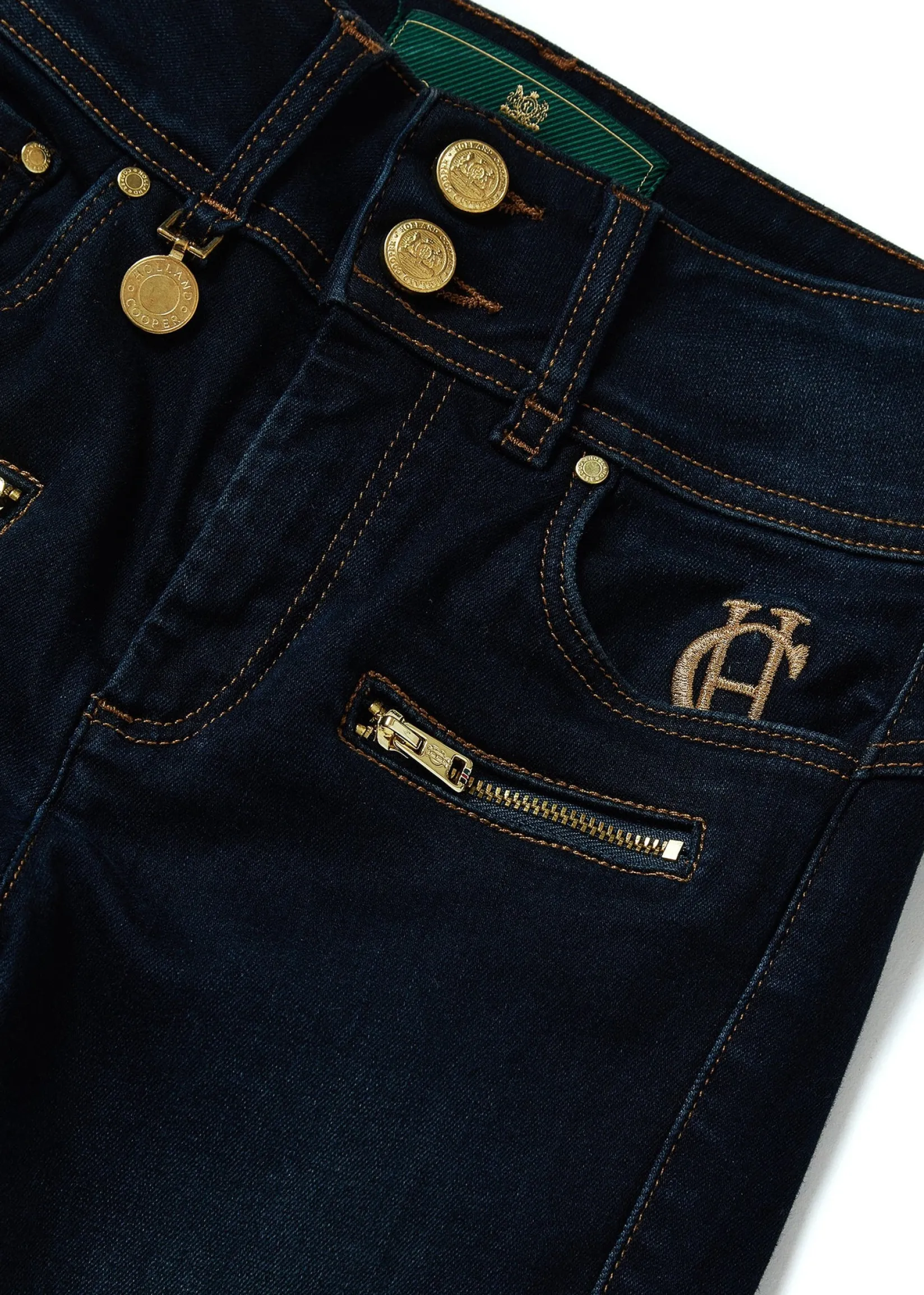 Holland Cooper Jeans-Biker Jean Deep Indigo