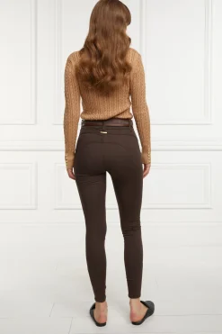 Holland Cooper Jeans-Biker Jean Chocolate