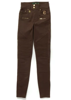 Holland Cooper Jeans-Biker Jean Chocolate