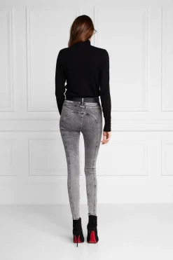 Holland Cooper Jeans-Biker Jean Ash Grey