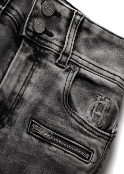 Holland Cooper Jeans-Biker Jean Ash Grey