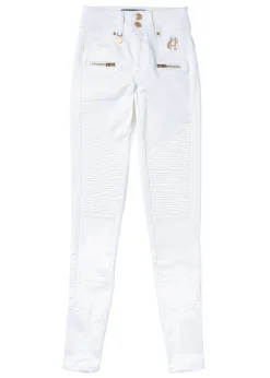 Holland Cooper Jeans|Back In Stock-Biker Jean Optic White