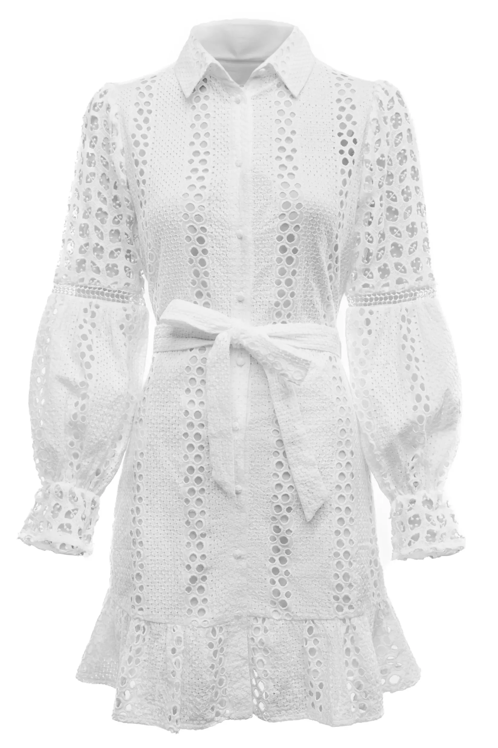 Holland Cooper Dresses-Broderie Lace Dress
